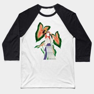 Funny Parrot Lady Baseball T-Shirt
